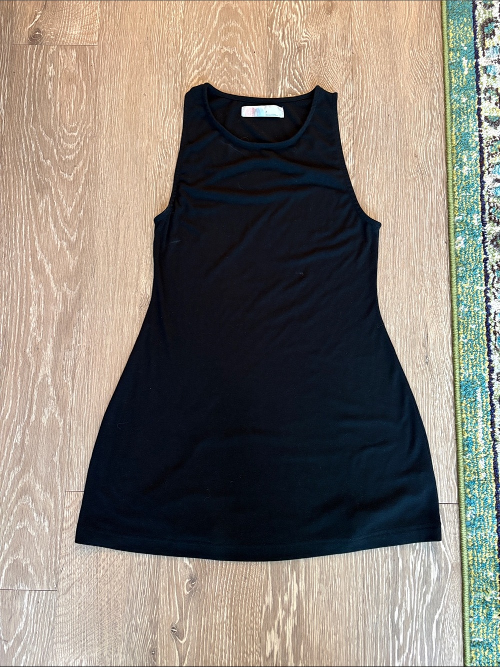 Classic Black Sleeveless Mini Dress